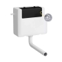 Nuie Universal Access Concealed Toilet Cistern Side Inlet with Traditional Chrome Flush Plate