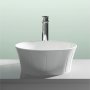Nuie Vessels Round Sit-On Countertop Basin 360mm Wide - 0 Tap Hole