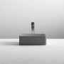 Nuie Vessel Rectangular Sit-On Countertop Basin 365mm Wide - Matt Grey