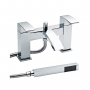 Nuie Vibe Bath Shower Mixer Tap Pillar Mounted - Chrome