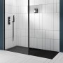 Nuie Slate Rectangular Walk-In Shower Tray 1600mm x 800mm - Grey