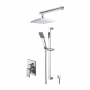 Nuie Windon Manual Concealed Complete Mixer Shower with Diverter - Chrome