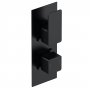 Nuie Windon Thermostatic Concealed Shower Valve with Diverter Dual Handle - Matt Black