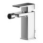 Nuie Windon Mono Bidet Mixer Tap with Pop-up Waste - Chrome