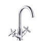 Nuie Yareth Kitchen Sink Mixer Tap Dual Handle - Chrome