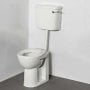 Nymas Nyma PRO Doc M Low Level Toilet Ware Set - White Ring Seat