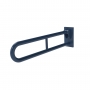 Nymas NymaCARE Friction Hinged Grab Rail with Concealed Back Plate 800mm Length - Dark Blue