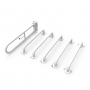 Nymas NymaCARE Concealed Fixings Grab Rails for Doc M Toilet Pack - White