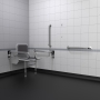 Nymas NymaPRO Doc M Changing Room Pack with Concealed Fixings - Polished Grab Rails