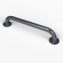 Nymas NymaPRO Stainless Steel Grab Rail 35mm Diameter 450mm Length - Dark Grey