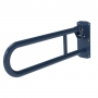 Nymas NymaPRO Stainless Steel Lift and Lock Hinged Grab Rail 650mm Length - Dark Blue