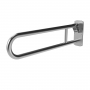 Nymas NymaPRO Stainless Steel Lift and Lock Hinged Grab Rail 800mm Length - Satin