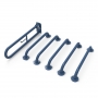 Nymas NymaPRO Exposed Fixing Grab Rails for Doc M Toilet Pack - Dark Blue