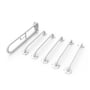 Nymas NymaPRO Exposed Fixing Grab Rails for Doc M Toilet Pack - White