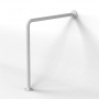 Nymas NymaPRO Floor to Wall Steel Grab Rail 760mm x 760mm - White
