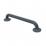 Nymas NymaPRO Round Flange Robust Steel Grab Rail 35mm Diameter 450mm Length - Dark Grey