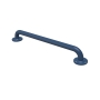 Nymas NymaPRO Round Flange Robust Steel Grab Rail 35mm Diameter 600mm Length - Dark Blue