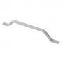 Nymas NymaPRO Flat End Steel Grab Rail 610mm Length - White