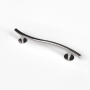Nymas NymaSTYLE Curved Grab Rail with Concealed Fixings 620mm Length - Polished