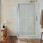 Orbit A6 Sliding Shower Enclosure 1200mm x 900mm Excluding Tray - 6mm Glass