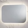 Orbit Aura LED Bathroom Mirror with Demister Pad and Shaver Socket 800mm H x 600mm W