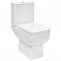 Orbit Choices Rimless Close Coupled Toilet with Push Button Cistern - Soft Close Seat