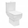 Orbit Choices Rimless Close Coupled Toilet with Push Button Cistern - Soft Close Seat