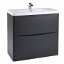 Orbit Contour 900mm 2-Drawer Floor Standing Vanity Unit