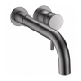 Orbit Core Lever Basin Mixer Tap Wall Mounted - Gunmetal