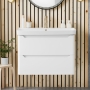 Orbit Ella 800mm 2-Drawer Wall Hung Vanity Unit