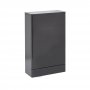 Orbit Eve Back to Wall WC Toilet Unit 500mm Wide - Wolf Grey