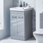 Orbit Eve 600mm 2-Door Floor Standing Vanity Unit