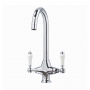 Orbit Harrogate Kitchen Sink Mixer Tap Dual Handle - Chrome