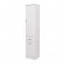 Orbit Verona Floor Standing Tall Storage Unit 355mm Wide - Gloss White