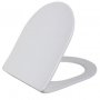 Orbit Life Slim Heavy Weight Quick Release Soft Close Seat - White