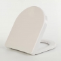 Orbit Luxury Wrap Over Heavyweight Quick Release Soft Close Toilet Seat and Cover with Top Fix - White