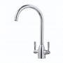 Orbit Marlo Kitchen Sink Mixer Tap Dual Handle - Chrome