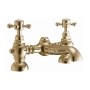 Orbit Harrogate Bath Filler Tap Pillar Mounted - Aged Brass