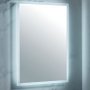 Orbit Mosca LED Bathroom Mirror with Demister Pad and Shaver Socket 800mm H 600mm W