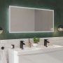 Orbit Mosca LED Bathroom Mirror with Demister Pad and Shaver Socket 600mm H 1200mm W