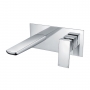 Orbit Muro Single Lever Basin Mixer Tap Wall Mounted - Chrome