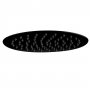 Orbit Noire Round Fixed Shower Head 200mm Diameter - Matt Black