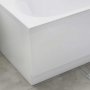 Orbit SuperStyle Bath End Panel and Plinth 510mm H x 700mm W - White