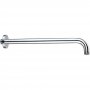 Orbit Round Extended Wall Mounted Shower Arm 435mm Length - Chrome