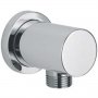 Orbit Round Shower Wall Outlet Elbow Single - Chrome