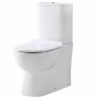 Orbit Riva Closed Back Coupled Rimless Pan Push Button Cistern - Excluding Seat