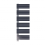 Orbit Thames Designer Heated Towel Rail 1640mm H x 600mm W - Carbon Anthracite
