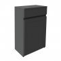 Orbit Classica Traditional Back to Wall WC Unit 500mm Wide - Charcoal Grey