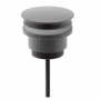 Orbit Universal Push Button Basin Waste Slotted/Un-Slotted - Gun Metal