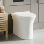 Orbit Viva Rimless Comfort Height Back to Wall Pan White - Excluding Seat